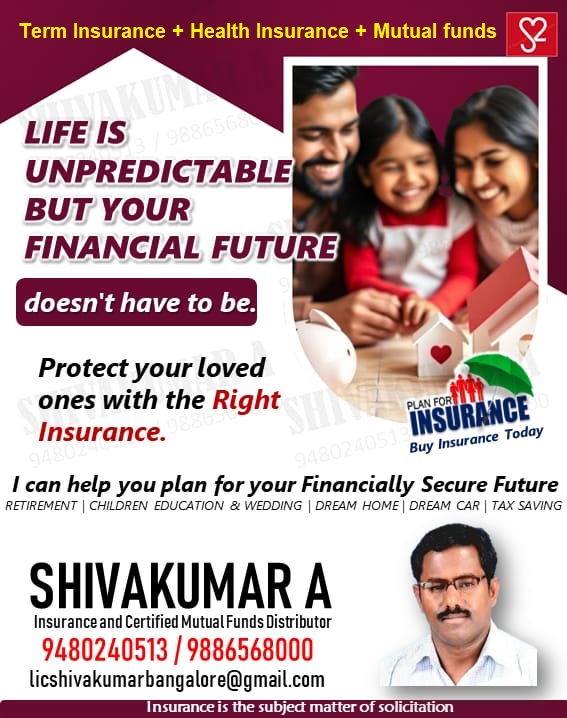 Health and term insurance with mutual funds, subject to market conditions, Complete financial planning with insurance and mutual funds, Best health insurance and mutual funds for future planning, Term insurance and mutual funds for financial security, Health insurance with SIP for long-term wealth, Mutual funds and term insurance for retirement planning, Health insurance, term insurance, and mutual funds combo, Financial independence with health and term insurance, Mutual funds and insurance for future financial goals, Health insurance and SIP investment for family security, Term insurance with mutual funds for wealth creation, Best health insurance plans with mutual fund investments, Financial planning with health, term insurance, and mutual funds, Secure future with health insurance and mutual funds, Term insurance and SIP for lifelong financial security, Health insurance and mutual funds for tax savings, Mutual funds with term insurance for high returns, Health insurance and mutual funds for emergency planning, Term insurance and mutual funds for passive income, Health, term insurance, and mutual funds for financial freedom, 